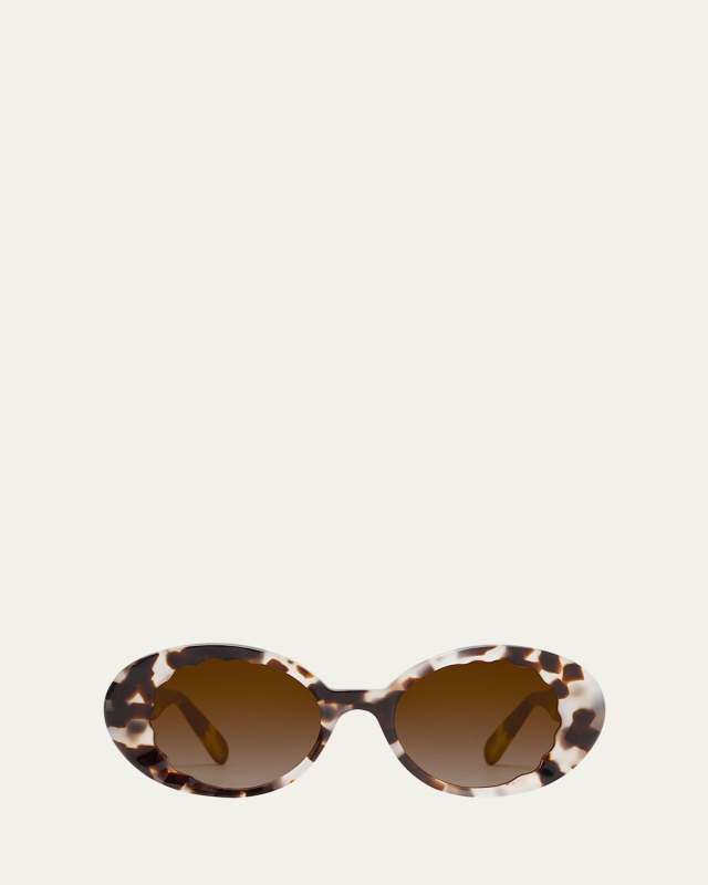Alixie Acetate Oval Sunglasses